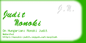 judit monoki business card
